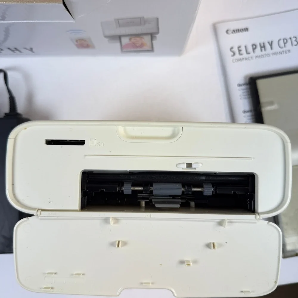 Canon SELPHY CP1300 Wireless Compact Photo Printer White for Parts Repair C-10
